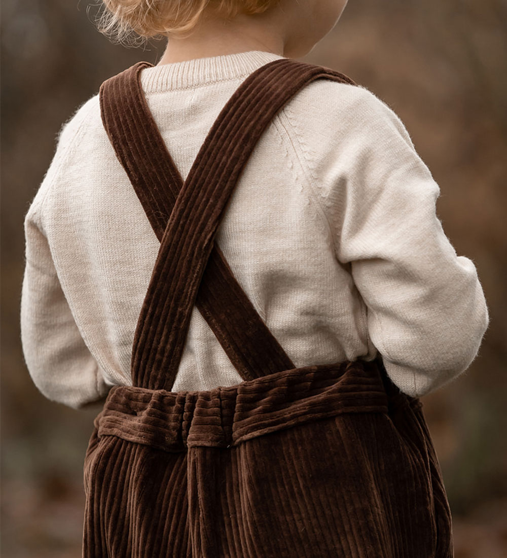 Fliink Corduroy Trousers w. Suspenders - Cub