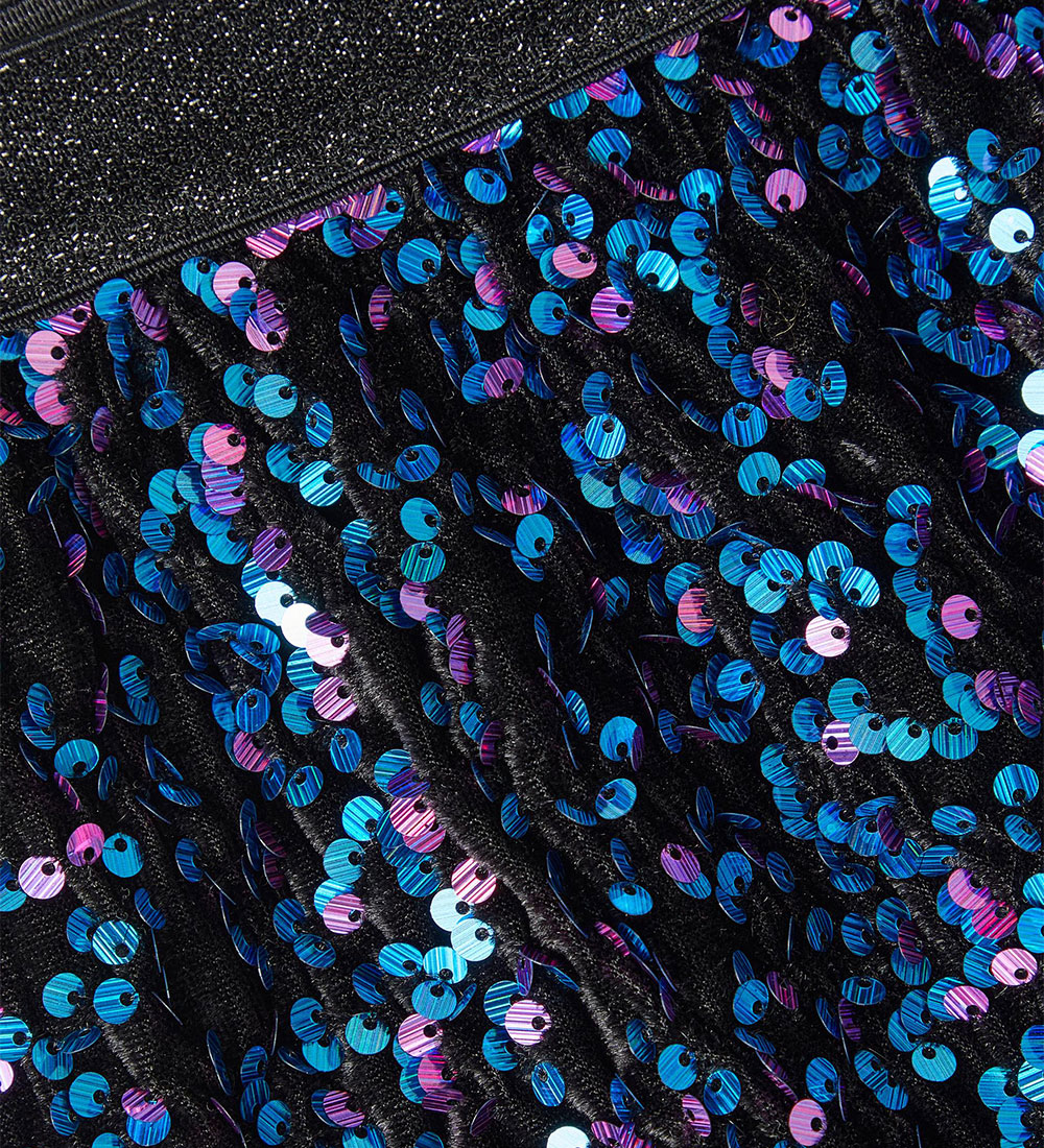 Name It Skirt - NkfRunica - Black w. Sequins