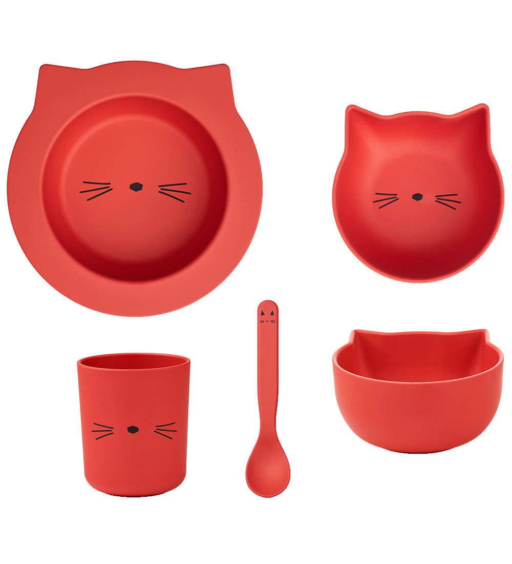 Liewood Bestek-Set - Joana - 4 Onderdelen - CAT Apple Ed