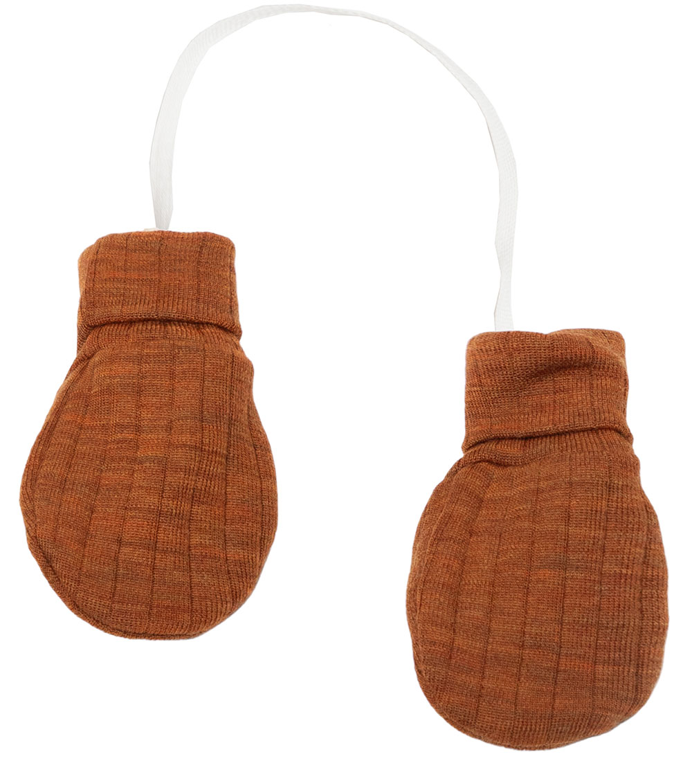 Joha Mittens - Wool - Orange