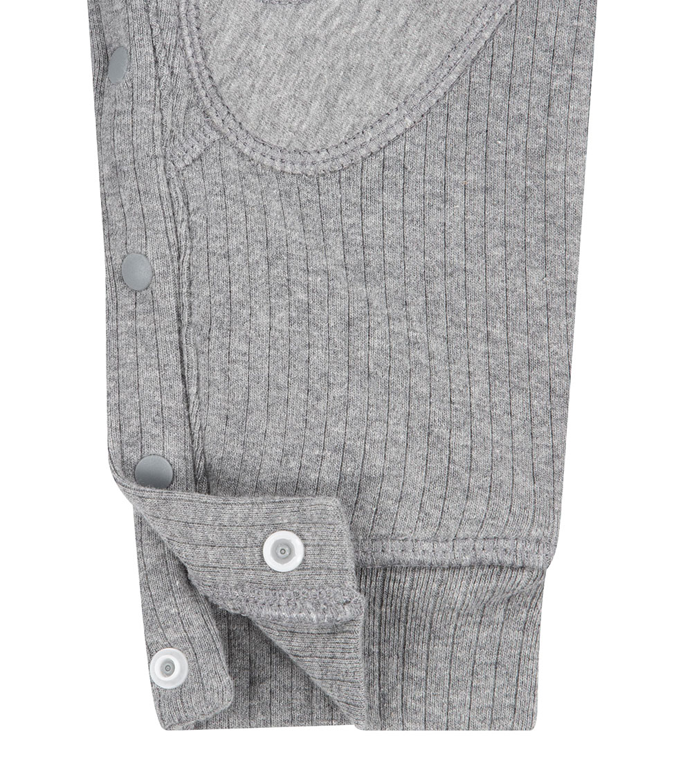 Nike Jumpsuit - Rib - Carbon Heather w. Logos