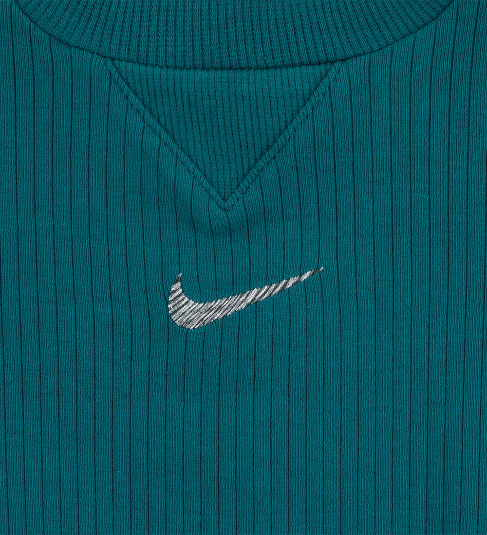 Nike Jumpsuit - Rib - Geode Teal w. Logos
