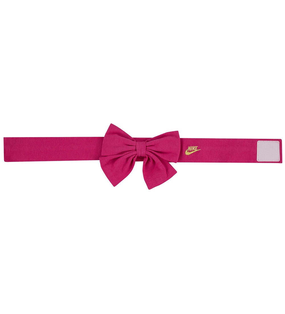 Nike Cadeaubox - Kruipschoenen/Haarband/Romper s/s - Roze m. Gou