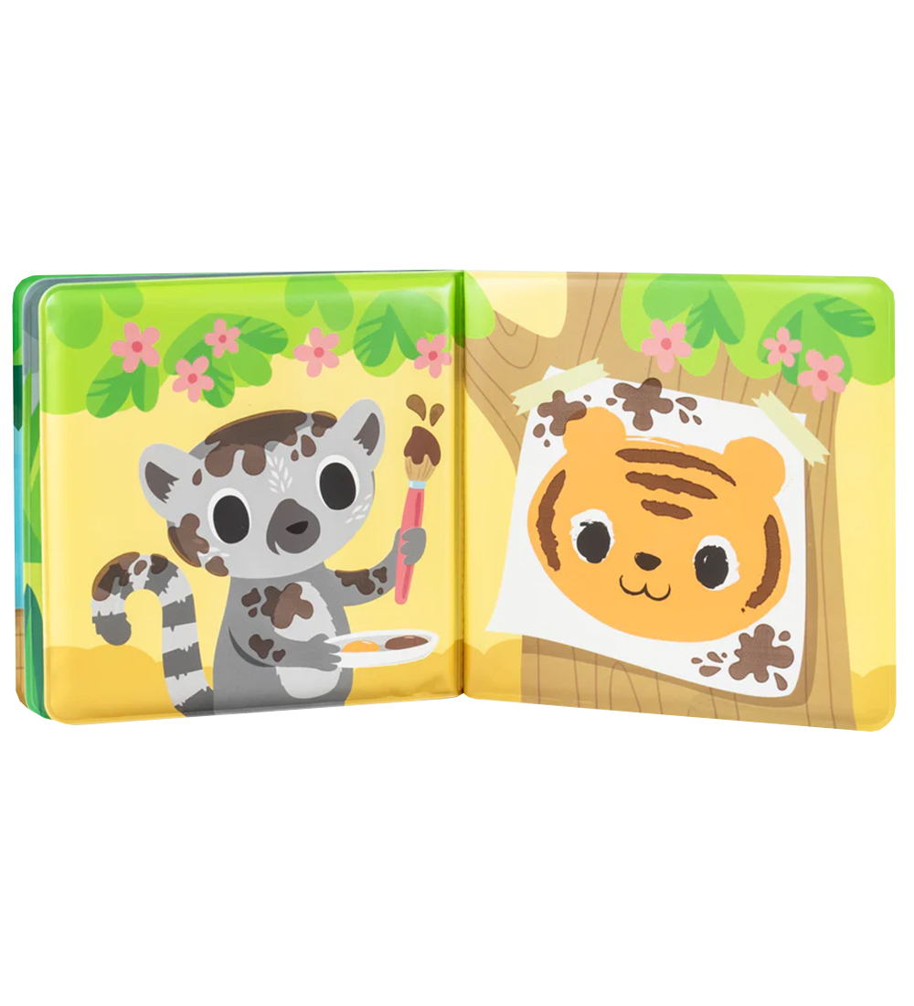 Tiger Tribe Bath Book - Messy Jungle