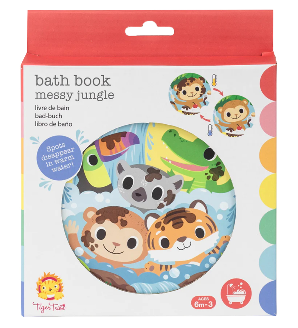 Tiger Tribe Bath Book - Messy Jungle