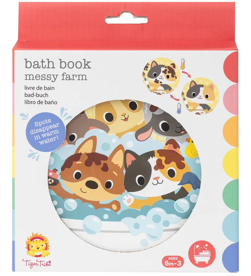 Tiger Tribe Bath Book - Messy Farm