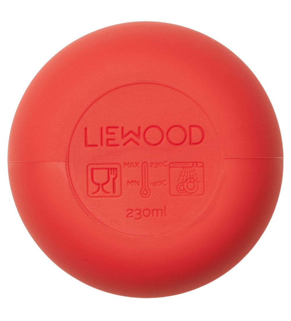 Liewood Cup w. Straws - Silicone - Ellis - CAT Apple Red