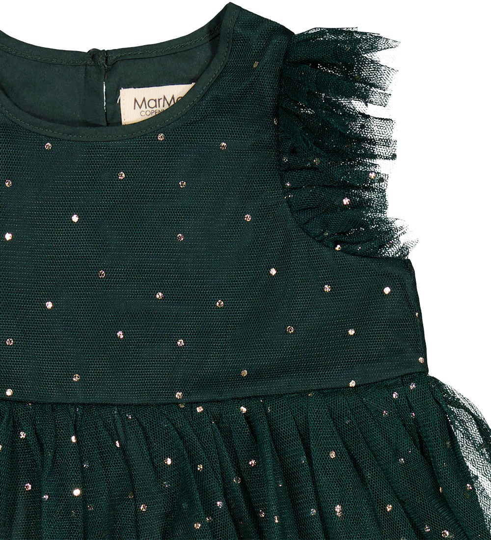 MarMar Dress - Ballerina Dotty - Dinne - Dark Leaf
