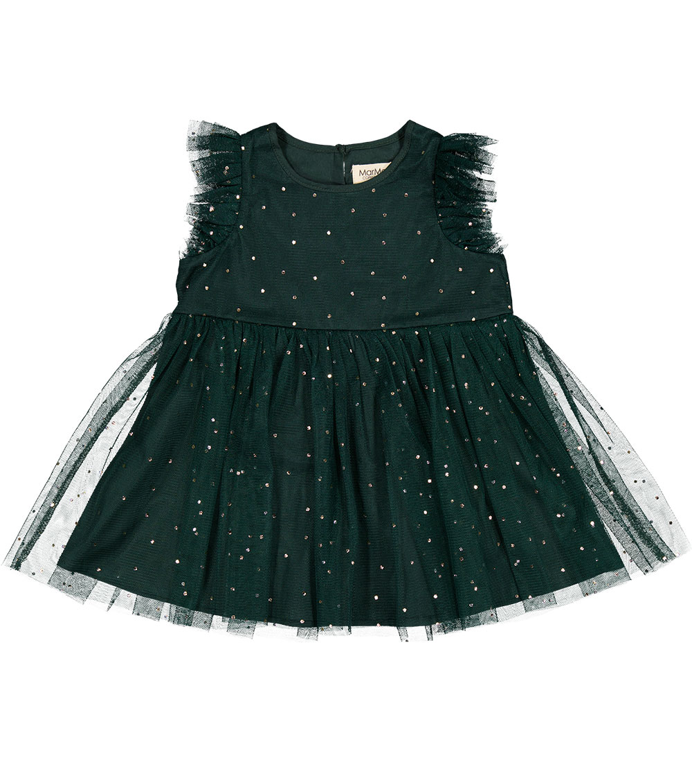 MarMar Dress - Ballerina Dotty - Dinne - Dark Leaf