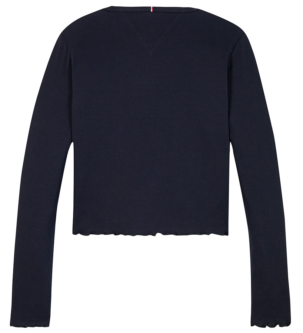 Tommy Hilfiger Blouse - Essential Rib - Desert Cloud