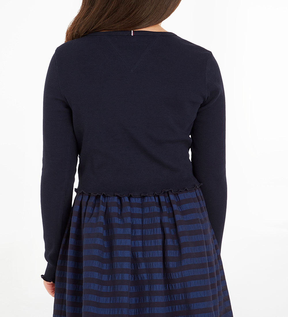 Tommy Hilfiger Blouse - Essential Rib - Desert Cloud