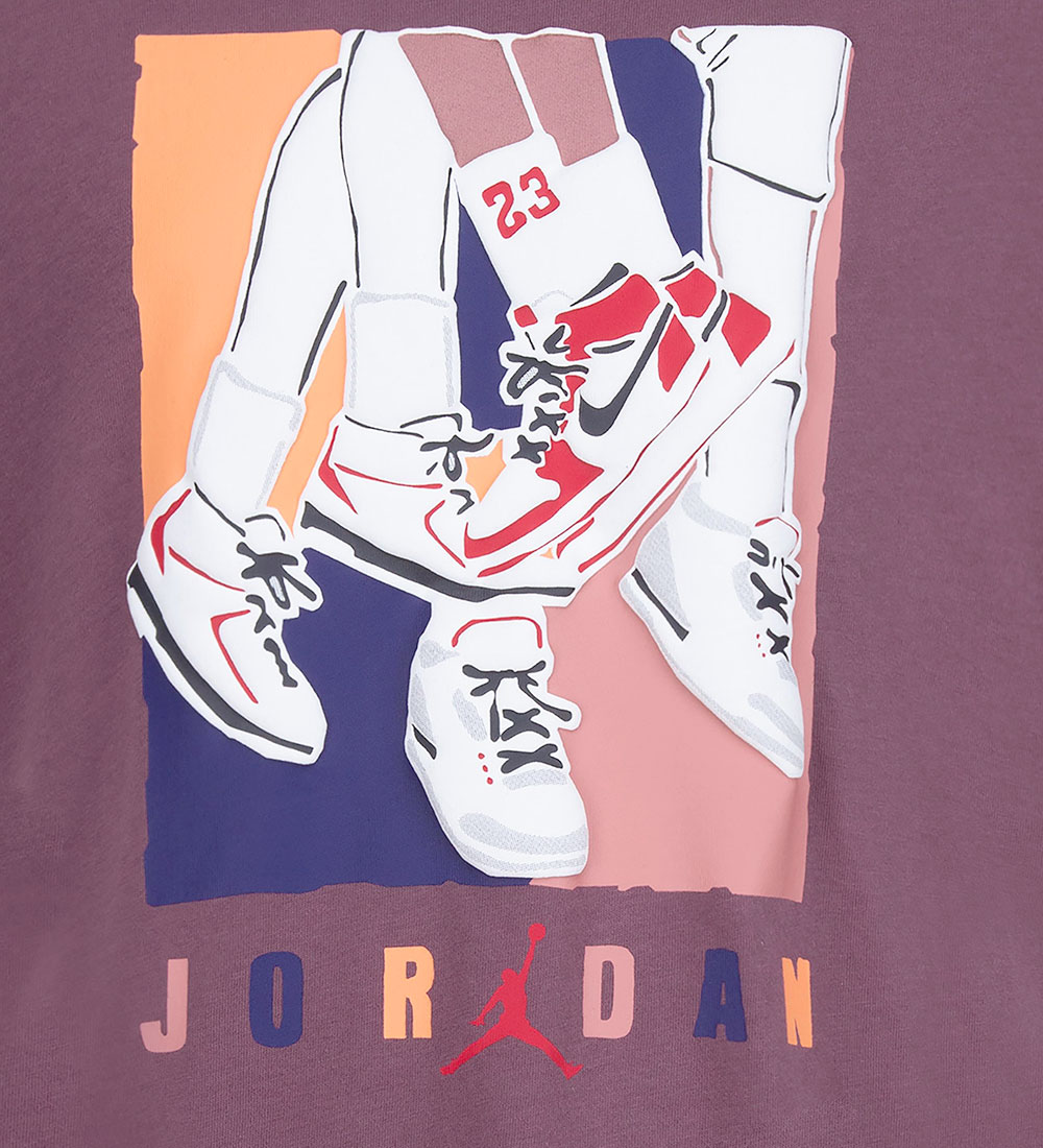 Jordan T-shirt - Sky J Mauve w. Print