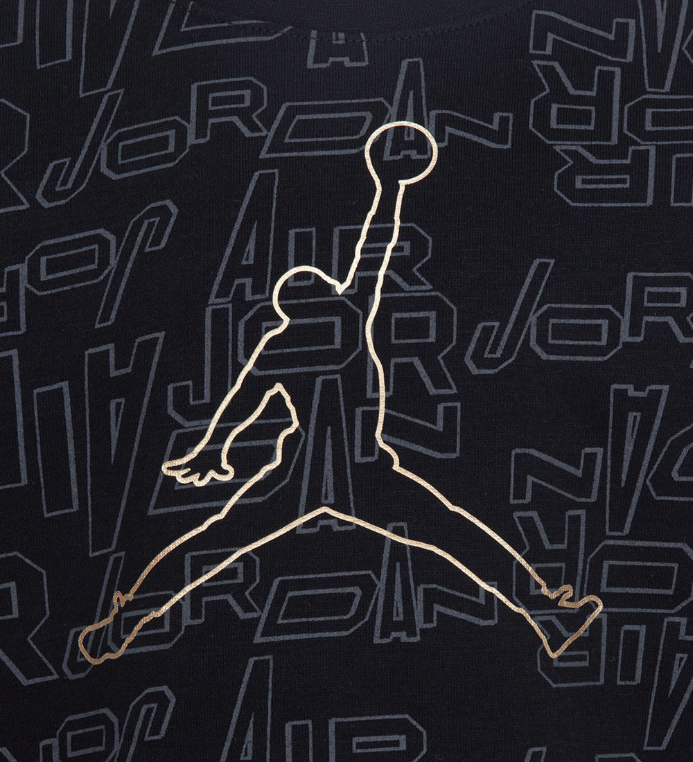Jordan Sweat Set - Black w. Charcoal Grey/Gold