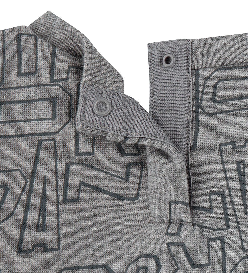 Jordan Sweat Set - Grey Melange w. Charcoal Grey/Gold