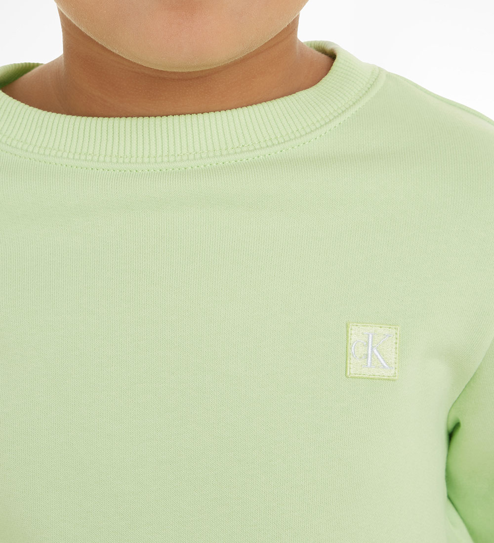Calvin Klein Sweatshirt - Monogram Mini - Exotiskt Mint