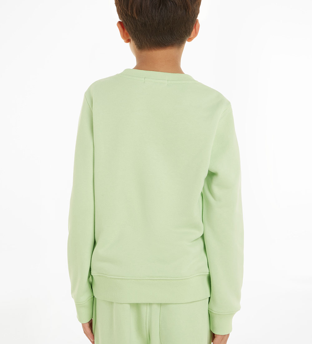 Calvin Klein Sweatshirt - Monogram Mini - Exotiskt Mint