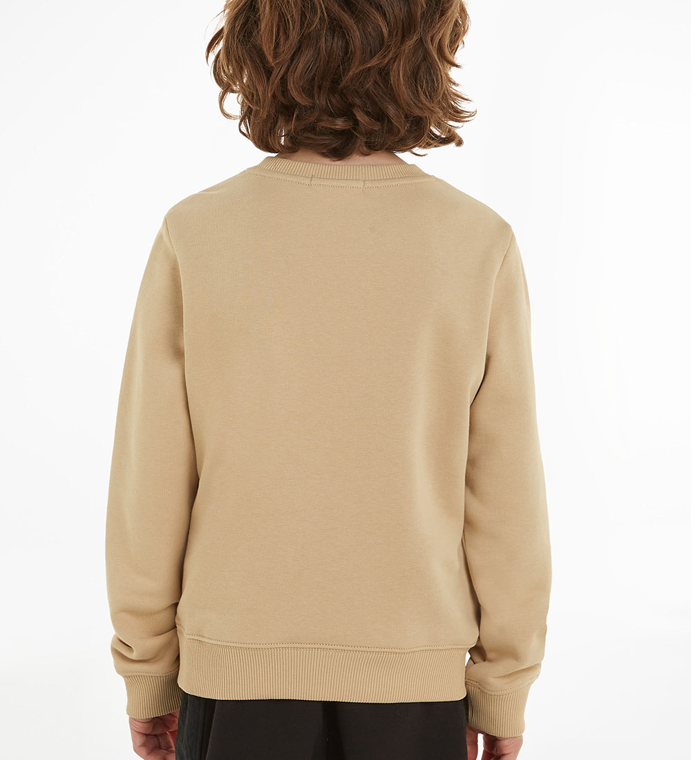 Calvin Klein Sweatshirt - Monogram Mini - Varm Sand