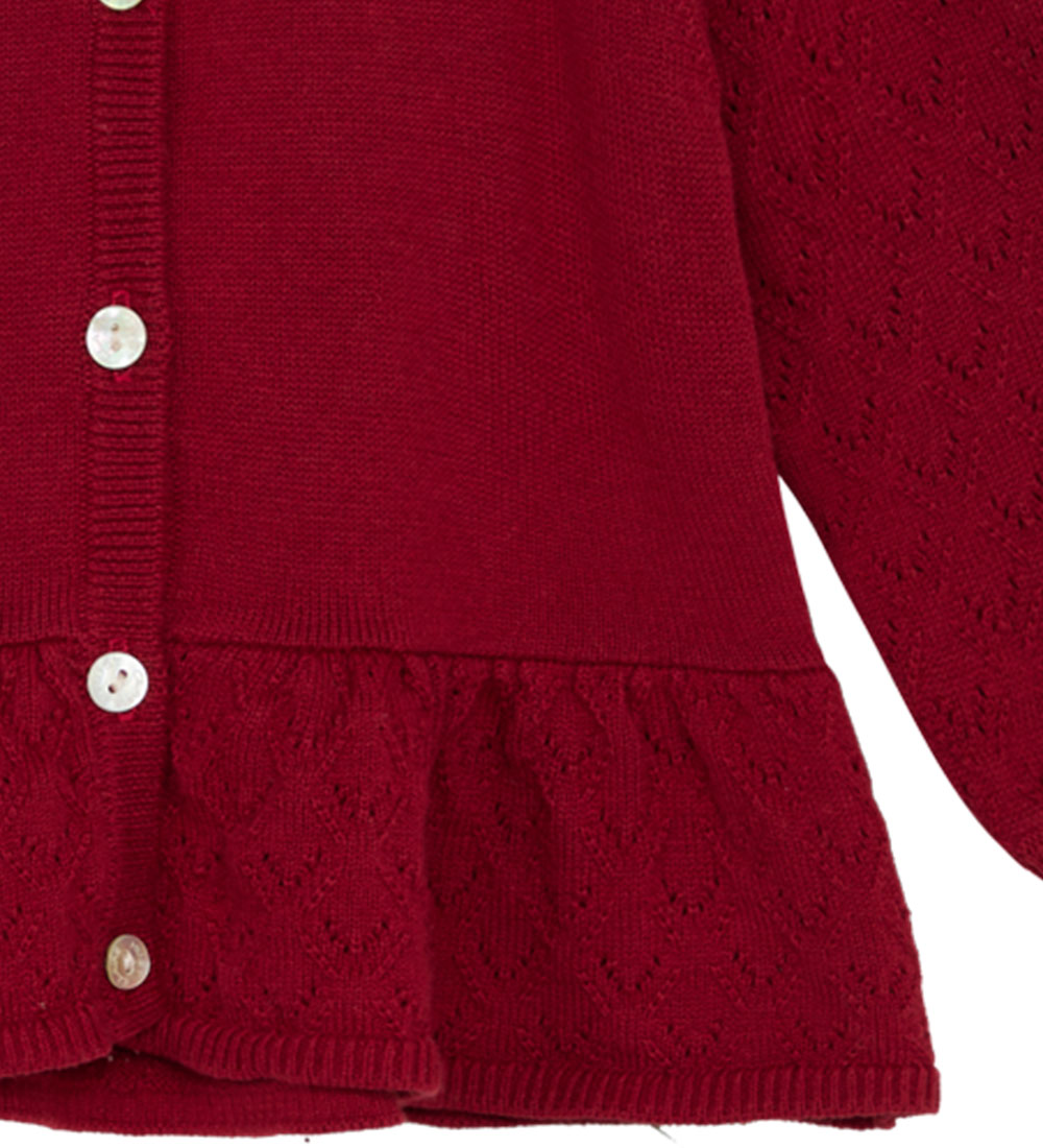 Hust and Claire Cardigan - Knitted - Caimie - Teaberry