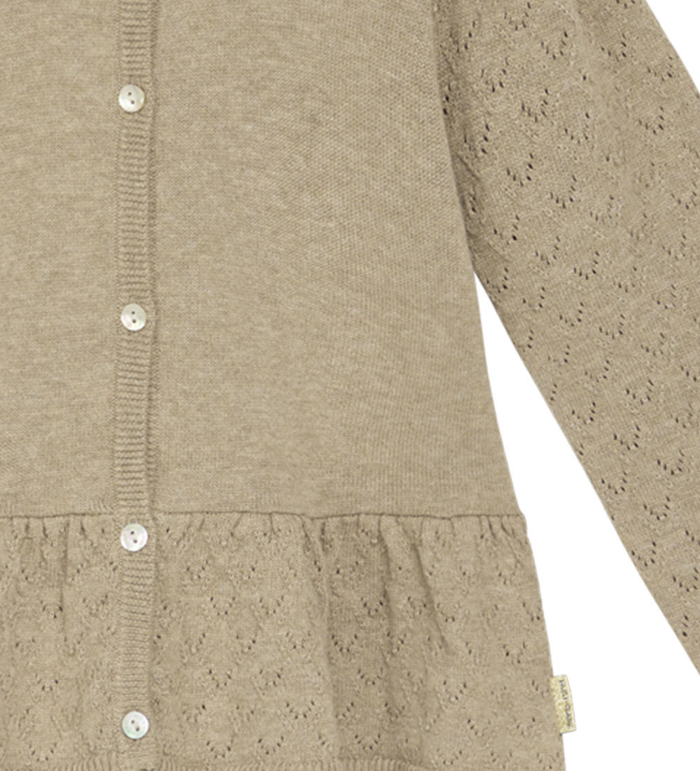 Hust and Claire Cardigan - Caimie - Biscuit Melange