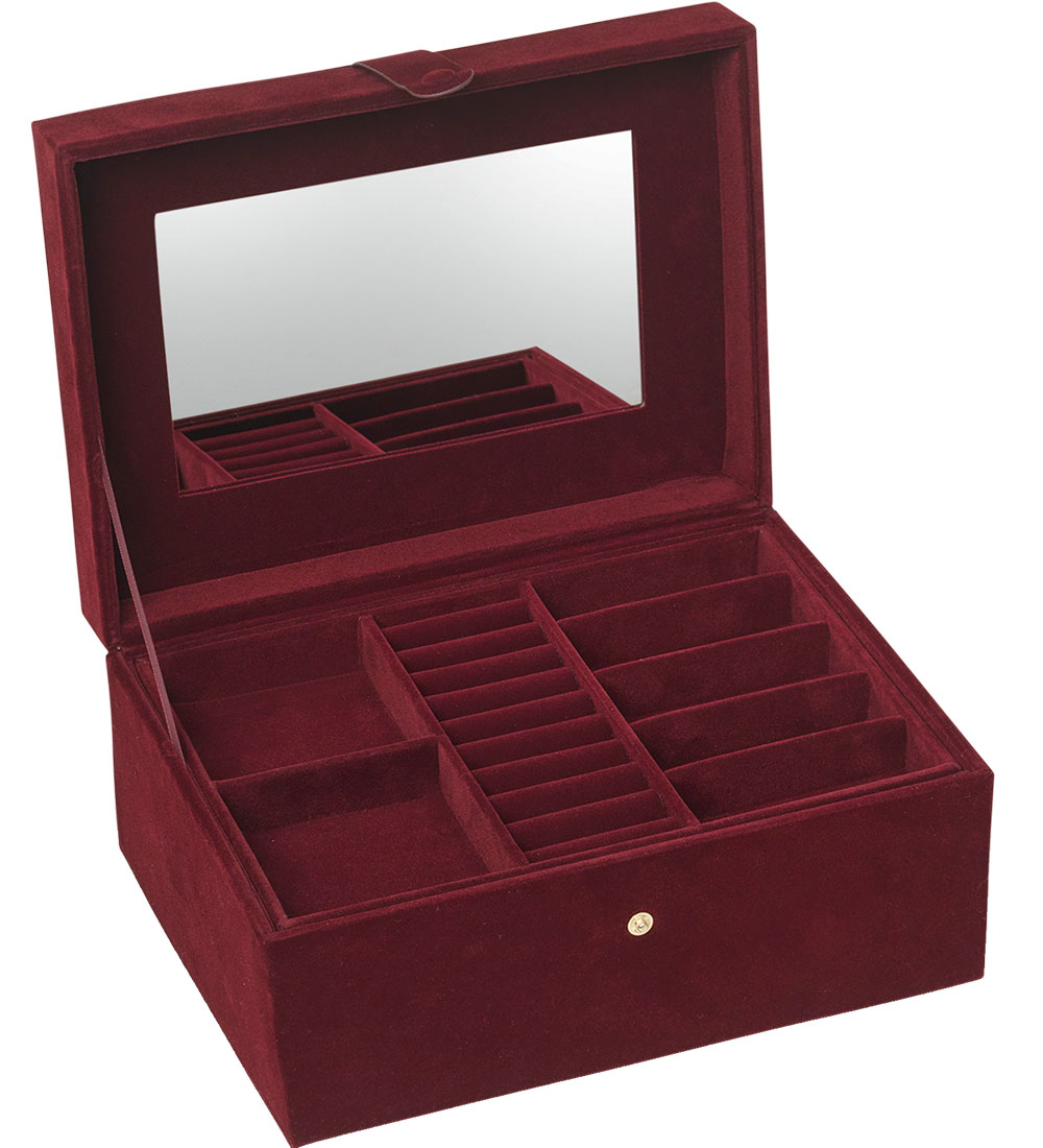 DAY ET Trinket Box - Jewelry Box BIG - Beet Red