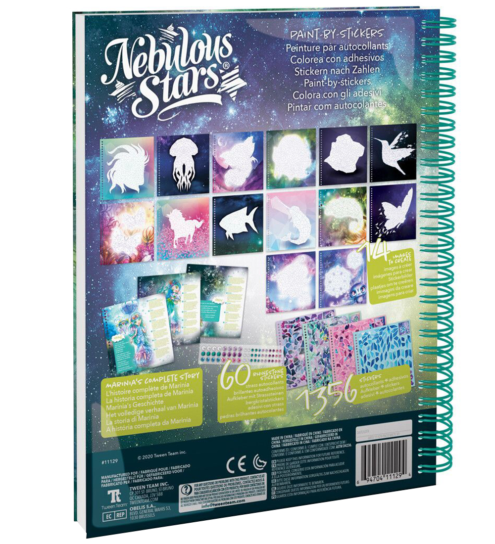 Nebulous Stars Activity Book w. Stickers - Marinia