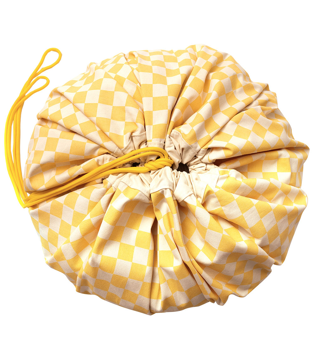Play&Go Play Mat - D: 140 Cm - Vichy Yellow