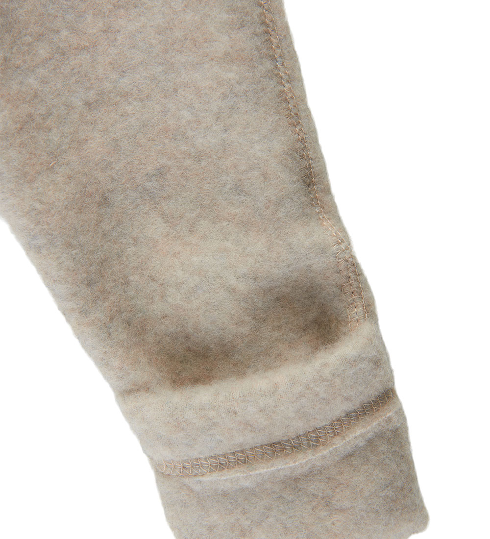 Mikk-Line Cardigan - Wool - Melange Offwhite