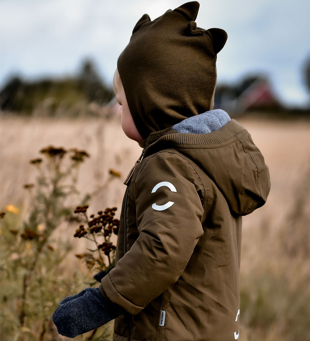 Mikk-Line Balaclava - Wool - 2-layer - Beech w. Dinotacks