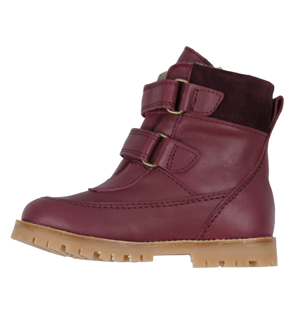 Bottes d'Hiver Pom Pom - Tex - Deep Rouge