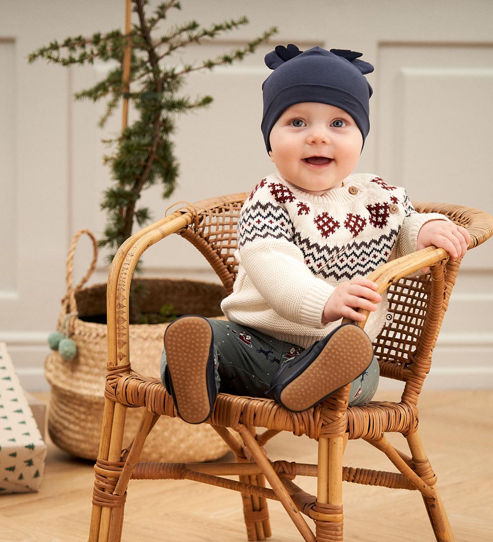 Müsli Blouse - Knit Jacquard Sweater - Conditioner Cream