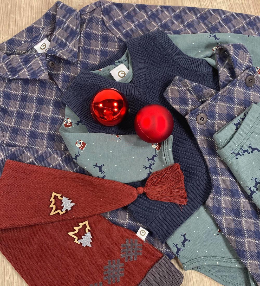 Müsli Overalls - Jacquard Spencer - Tower Green/Night Blue/Dec