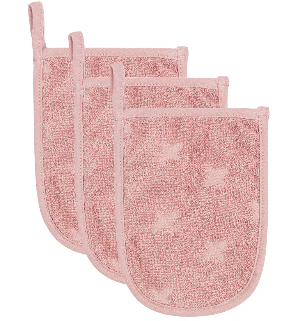 Müsli Baby Wash Glove - 3-Pack - 14x18 - Rose Sugar