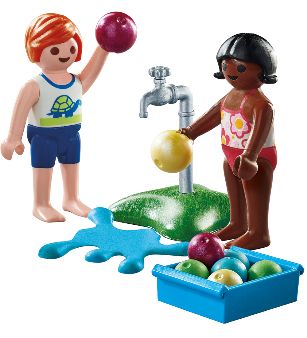 Playmobil SpecialPlus - Kinder Mit Wasserballons - 71166 - 14 Te