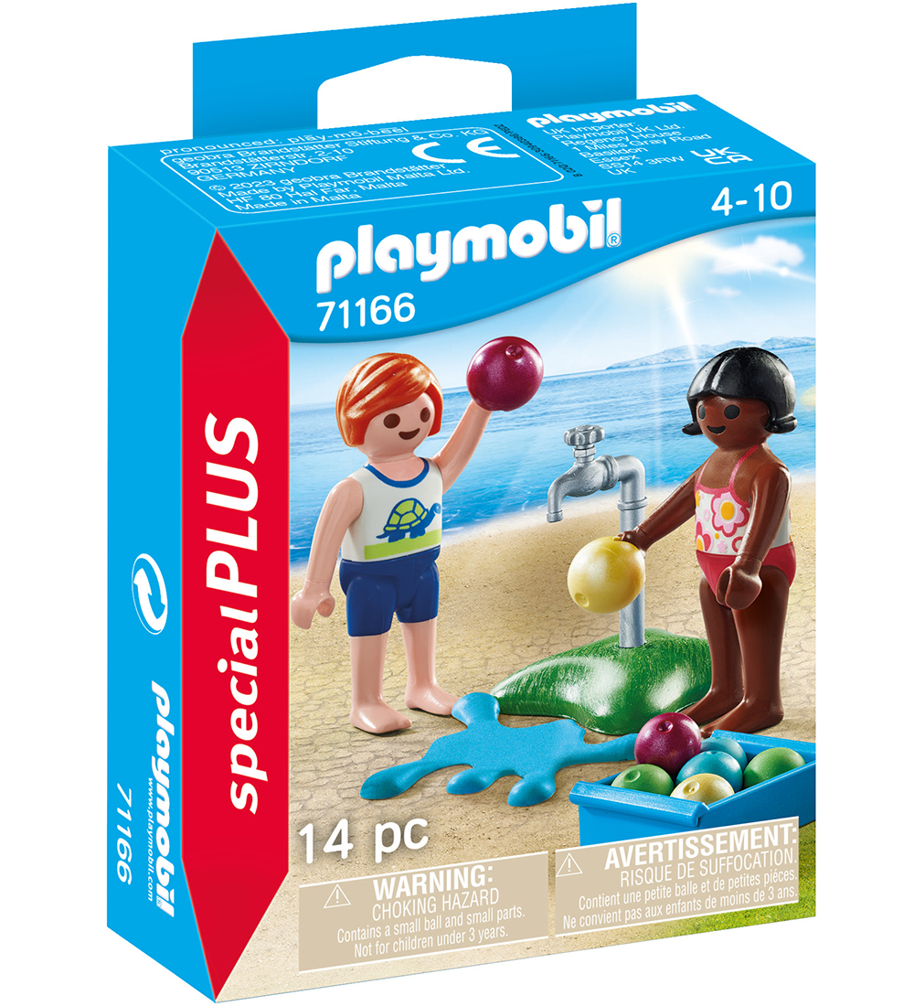 Playmobil SpecialPlus - Lapset vesipalloilla - 71166 - 14 Osaa