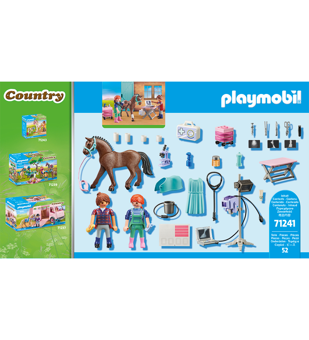 Playmobil Country - Dierenarts voor paarden - 71241 - 52 Onderde