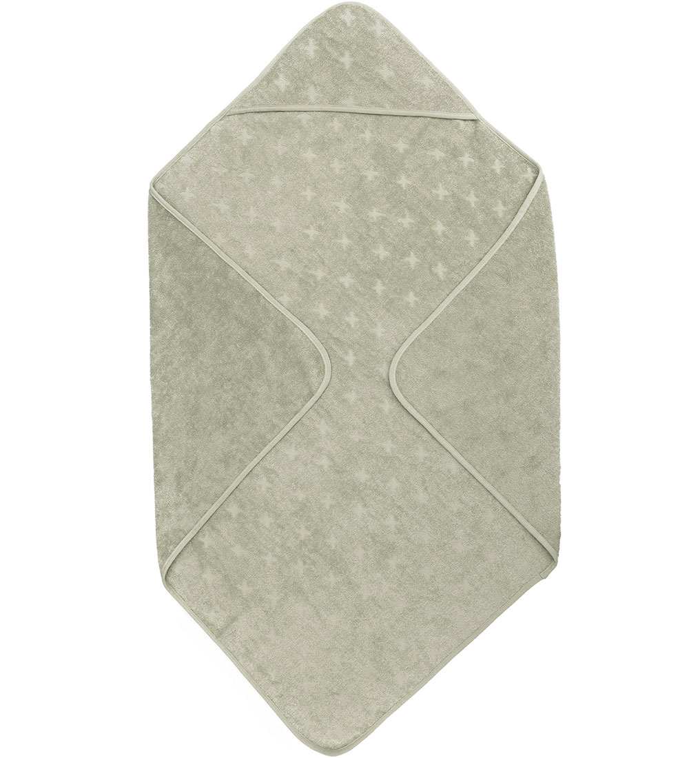 Müsli Hooded Towel - 100x100 - Desert Green