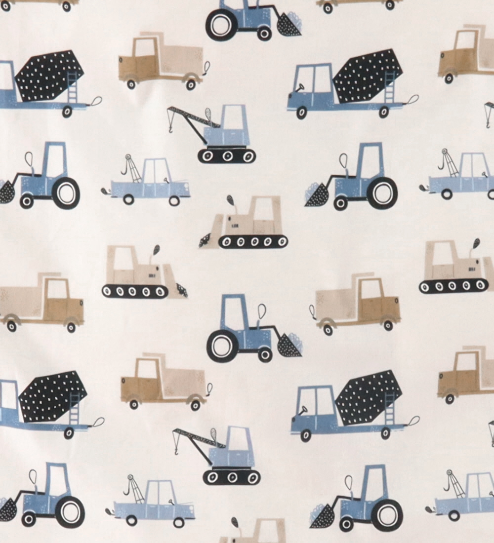 Literie Nørgaard Madsens - Bébé - Blanc av. Bleu Machines