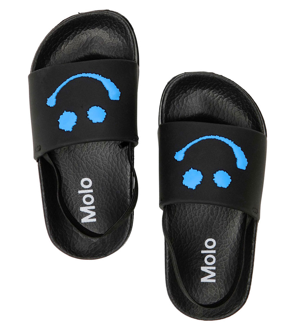 Molo Strandsandalar - Zhappy - Svart M. Blár