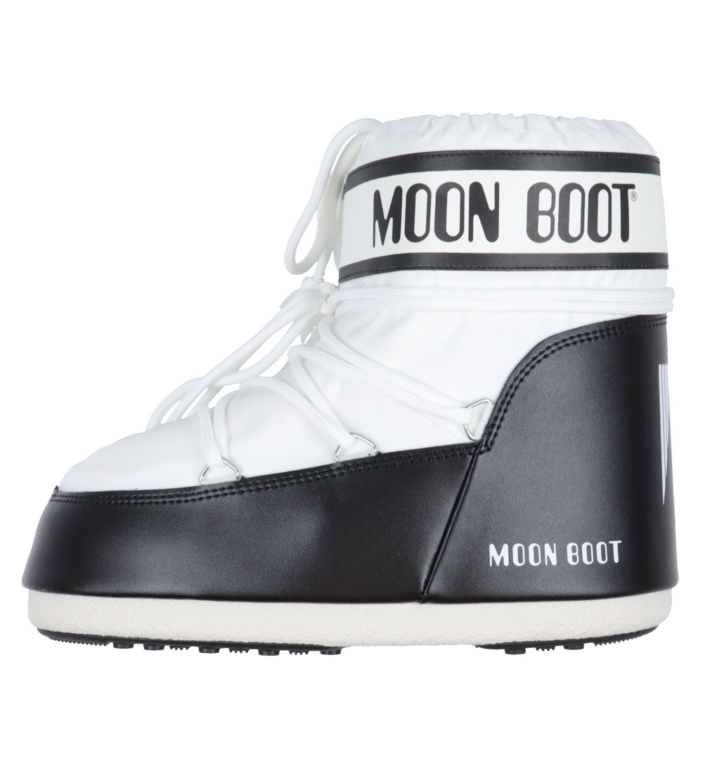 Bottes d'Hiver Moon Boot - Icône basse Nylon - Blanc