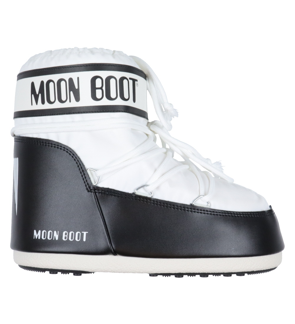 Bottes d'Hiver Moon Boot - Icône basse Nylon - Blanc