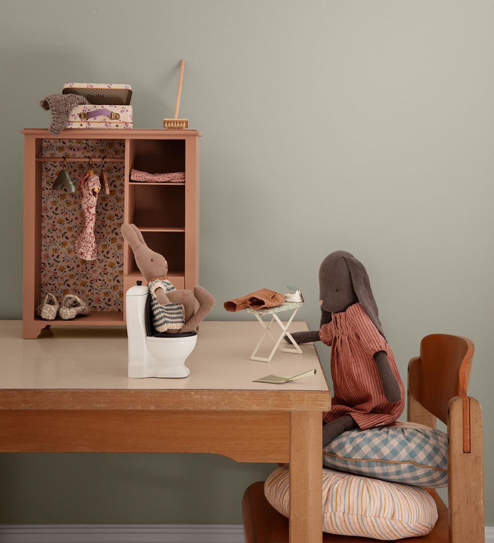 Maileg Miniature Ironing Board and Iron - Mouse - Metal