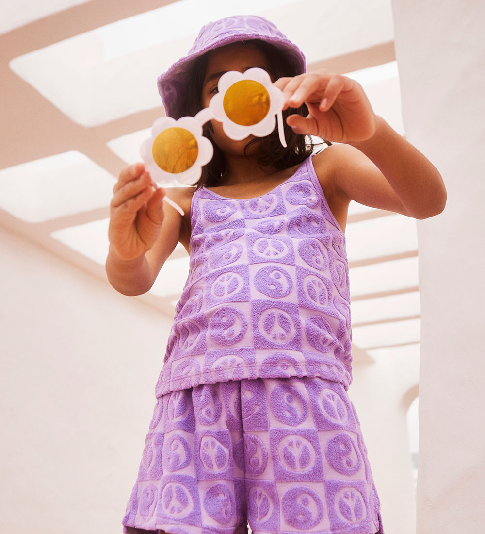 Molo Bucket Hat - Six - Viola w. Pattern
