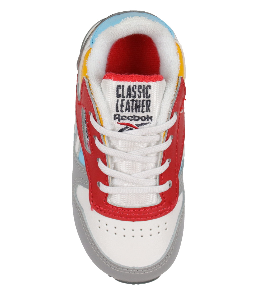 Reebok Shoe - Classic Leather - Tennis - Red/Blue/Yellow