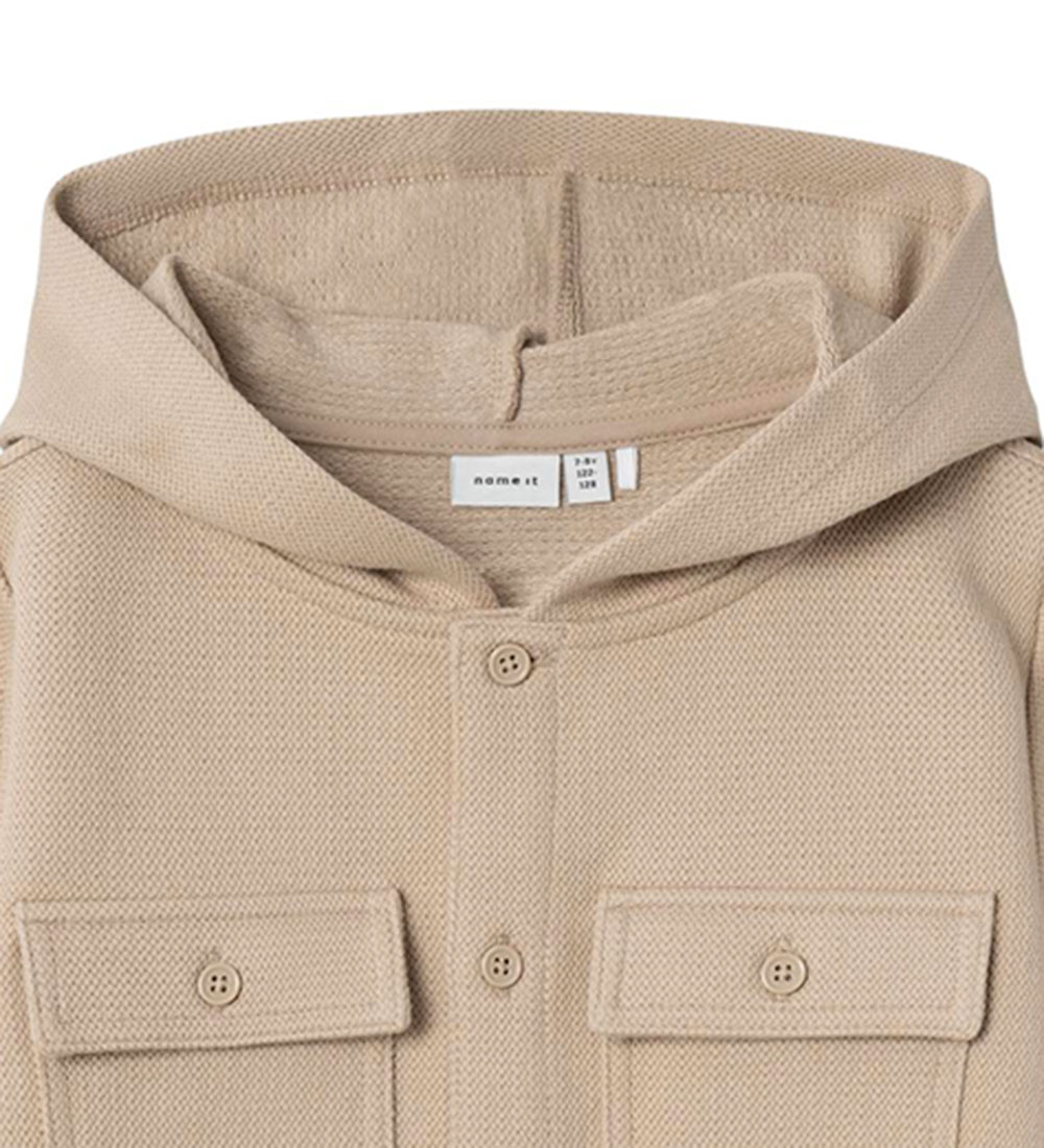 Name It Overshirt - NkmSofan - Oxford Tan w. Structure