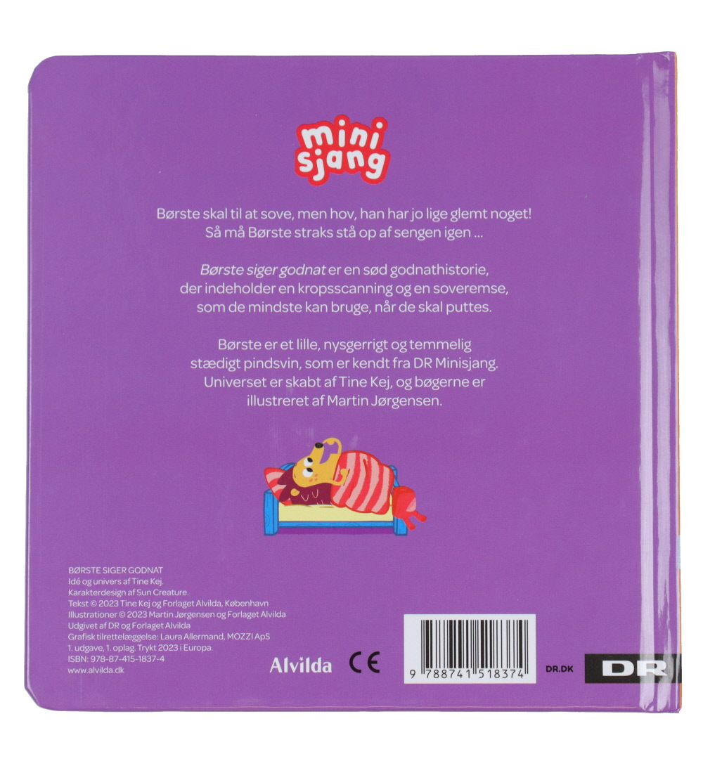 Alvilda Buch - Pinsel sagt gute Nacht - Dänisch