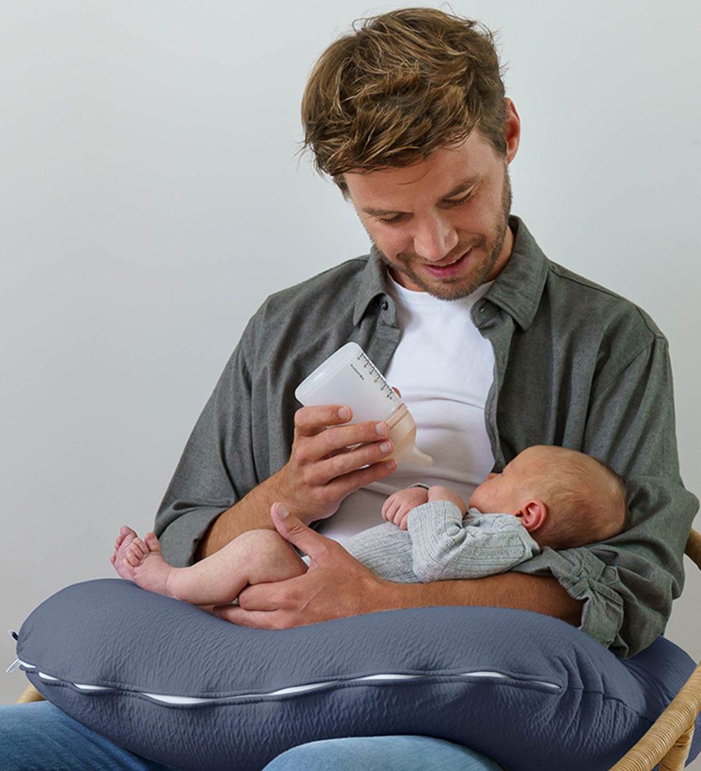 Doomoo Nursing Pillow - 150 cm - Softy - Tetra Blue