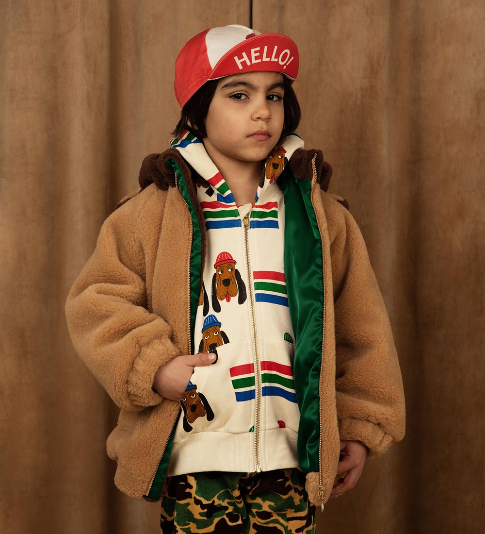 Mini Rodini Velourbyxor - Camo - Grön