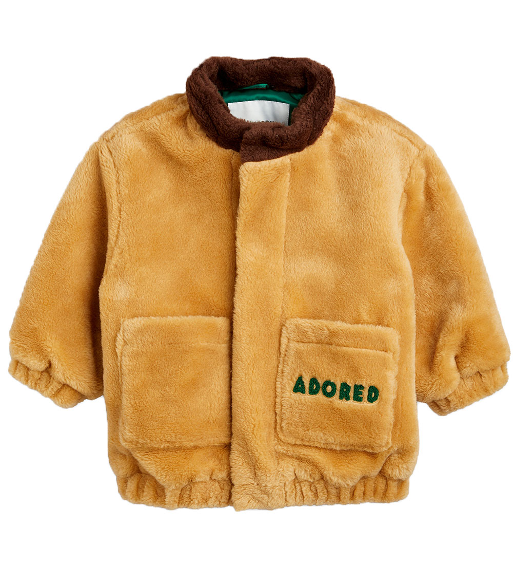 Mini Rodini Jacket - Faux Fur - Adored - Beige