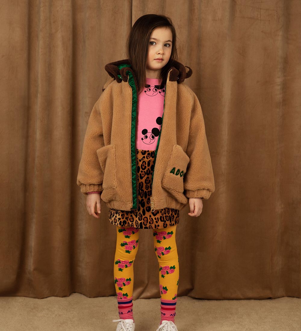 Mini Rodini Jacket - Faux Fur - Adored - Beige