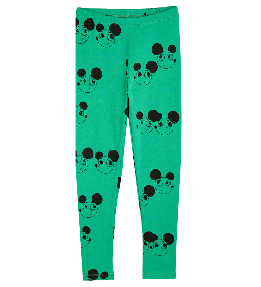 Mini Rodini Leggings - Ritzrats - Grön